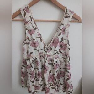 American Eagle Outfitters Floral Tank Top
